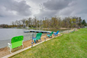 Osseo Cottage on Pleasant Lake with Dock and Views!